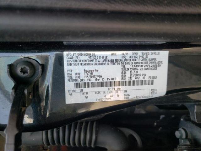 Photo 10 from auction – 2015 FORD FOCUS SE with VIN 1FADP3F26FL215659