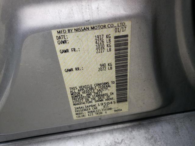 Photo 10 from auction – 2017 NISSAN ALTIMA with VIN 1N4AL3AP6HC195045