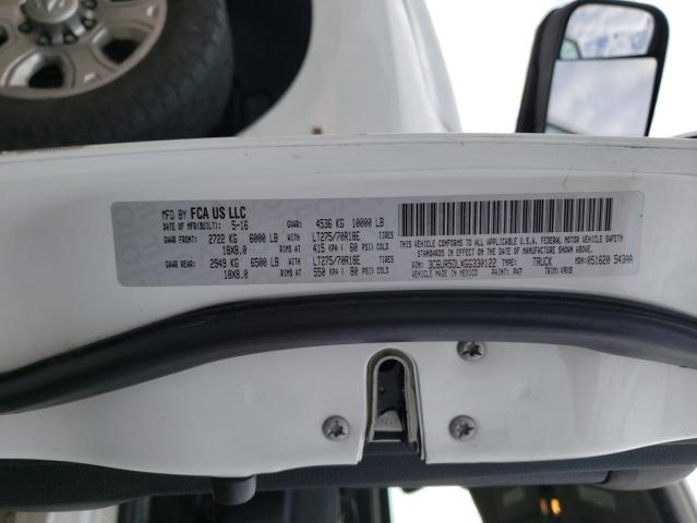Photo 10 from auction – 2016 RAM 2500 SLT with VIN 3C6UR5DLXGG330122