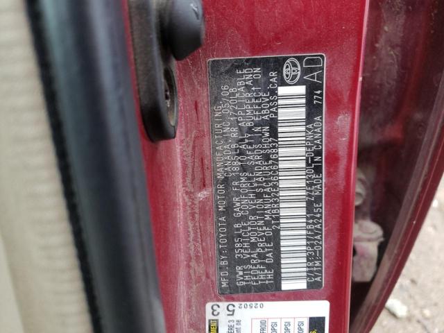 Photo 10 from auction – 2006 TOYOTA COROLLA CE with VIN 2T1BR32E36C676837