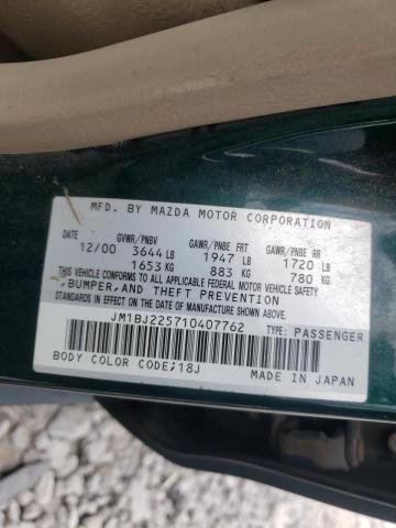 Zdjęcie 10 z aukcji – 2001 MAZDA PROTEGE LX z VIN JM1BJ225710407762
