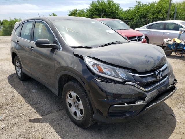 HONDA CR-V LX 2015 with VIN 5J6RM4H30FL020381 - Photo from auction