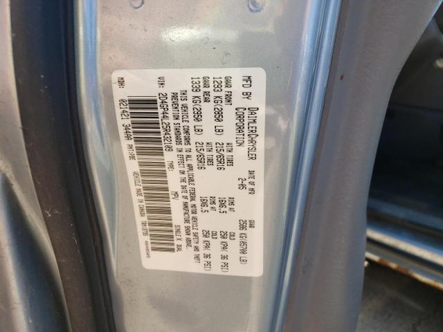 Photo 10 from auction – 2005 DODGE GRAND CARA with VIN 2D4GP44L25R432109