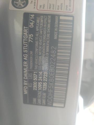 Photo 10 from auction – 2014 MERCEDES-BENZ E 350 with VIN WDDHF5KB0EB022482