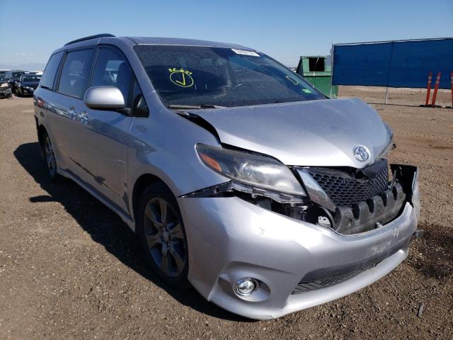 TOYOTA SIENNA SE 2016 with VIN 5TDXK3DC6GS718108 - Photo from auction
