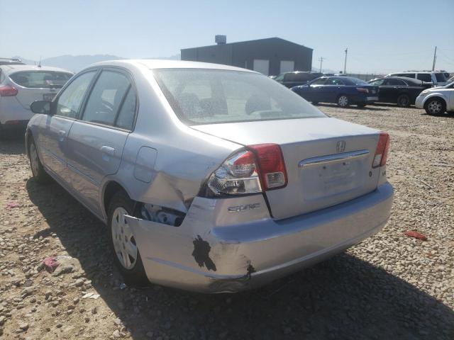 Photo 3 from auction – 2003 HONDA CIVIC with VIN 2HGES16553H556850