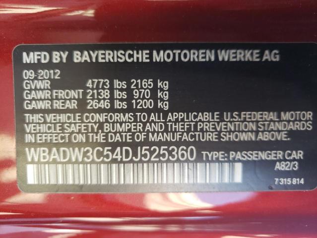 Photo 10 from auction – 2013 BMW 328 I with VIN WBADW3C54DJ525360