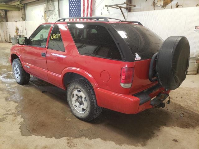 Photo 3 from auction – 2003 CHEVROLET BLAZER with VIN 1GNCT18X73K151591