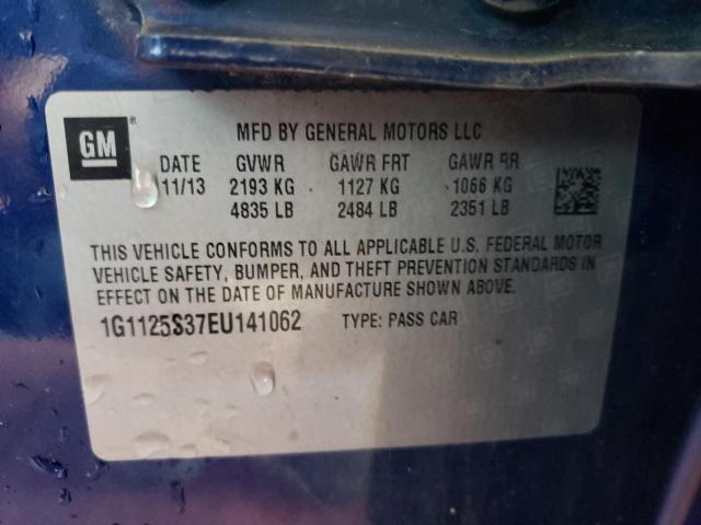Photo 10 from auction – 2014 CHEVROLET IMPALA LT with VIN 1G1125S37EU141062
