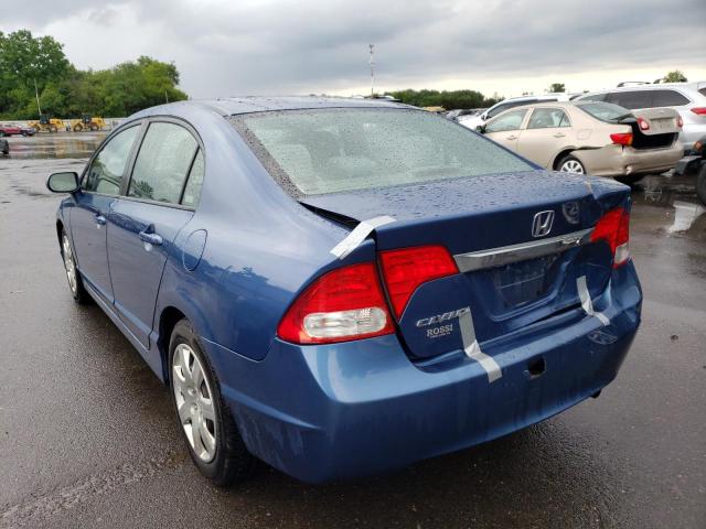 Photo 3 from auction – 2009 HONDA CIVIC LX with VIN 2HGFA16539H339040