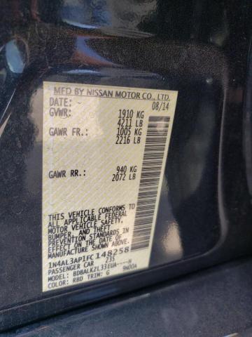 Photo 10 from auction – 2015 NISSAN ALTIMA 2.5 with VIN 1N4AL3AP1FC148258