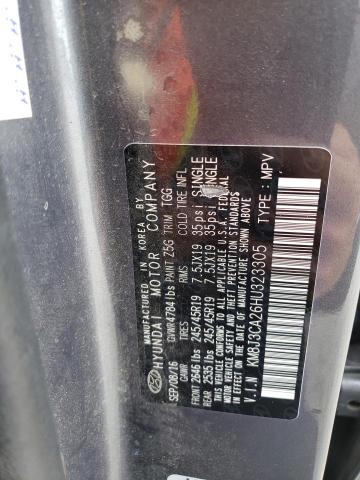 Photo 10 from auction – 2017 HYUNDAI TUCSON LIM with VIN KM8J3CA26HU323305