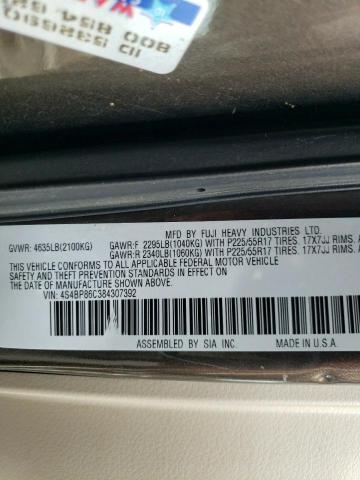 Photo 10 from auction – 2008 SUBARU OUTBACK 3. with VIN 4S4BP86C384307392