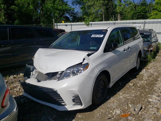 Photo 2 from auction – 2020 TOYOTA SIENNA L with VIN 5TDZZ3DC1LS087024