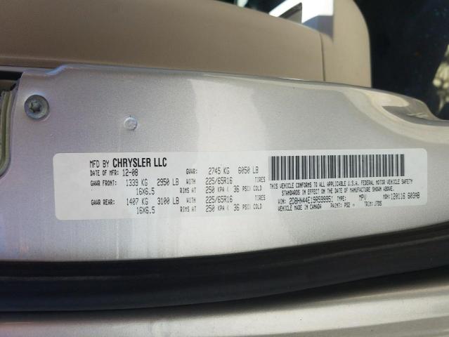 Photo 10 from auction – 2009 DODGE GRAND CARA with VIN 2D8HN44E19R599951