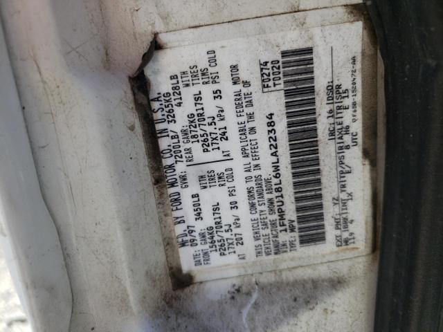 Photo 10 from auction – 1998 FORD EXPEDITION with VIN 1FMPU18L6WLA22384