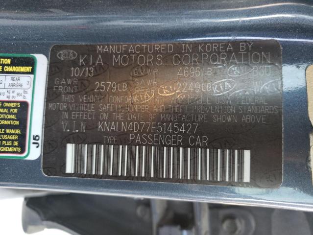 Photo 10 from auction – 2014 KIA CADENZA PR with VIN KNALN4D77E5145427