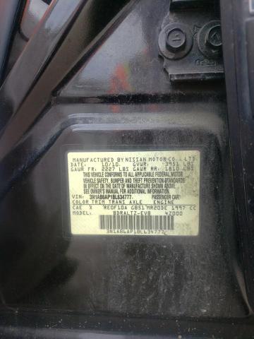 Photo 10 from auction – 2011 NISSAN SENTRA 2.0 with VIN 3N1AB6AP1BL634777
