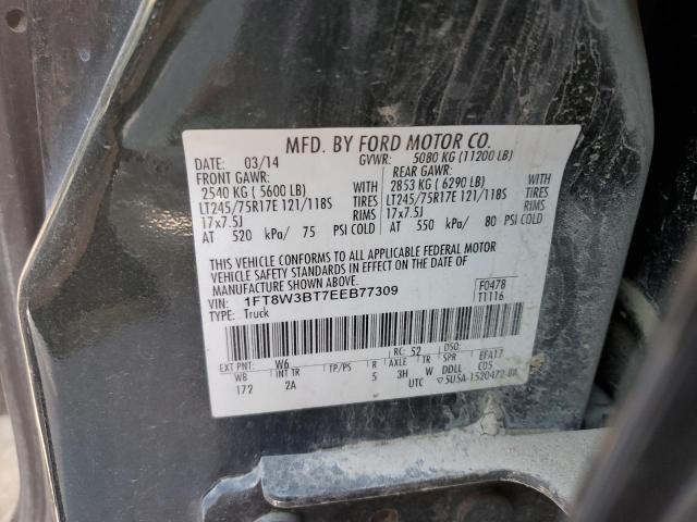 Photo 10 from auction – 2014 FORD F350 SUPER with VIN 1FT8W3BT7EEB77309