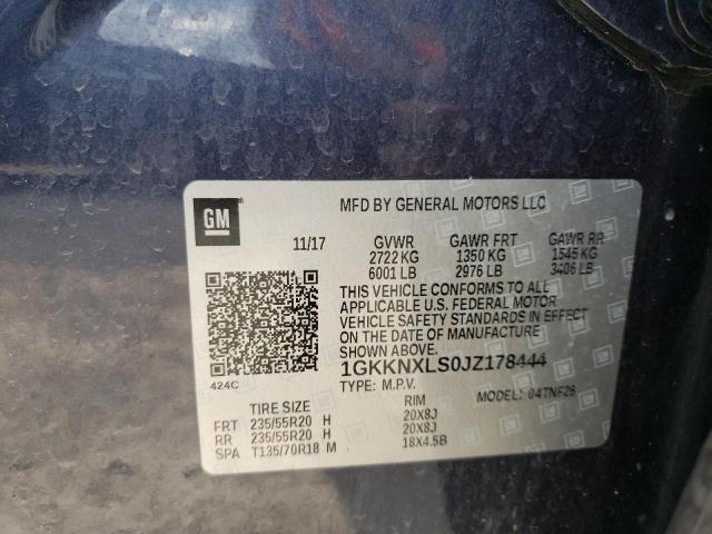 Photo 10 from auction – 2018 GMC ACADIA DEN with VIN 1GKKNXLS0JZ178444