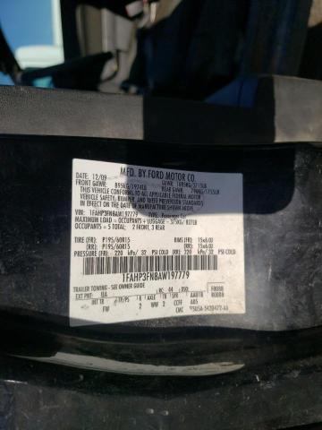 Photo 10 from auction – 2010 FORD FOCUS SE with VIN 1FAHP3FN8AW197779