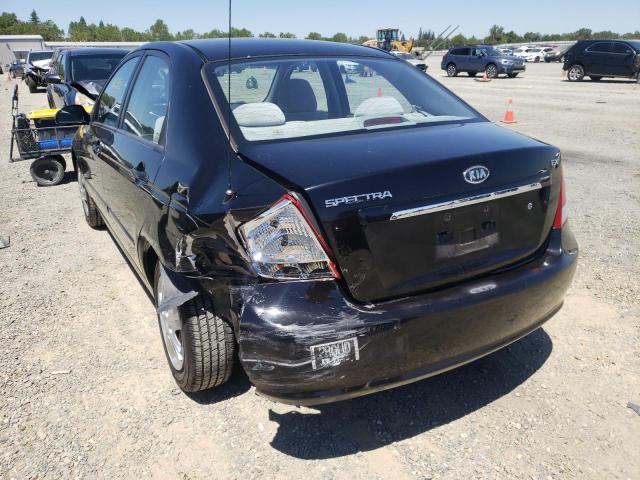 Photo 9 from auction – 2008 KIA SPECTRA EX with VIN KNAFE122985556660