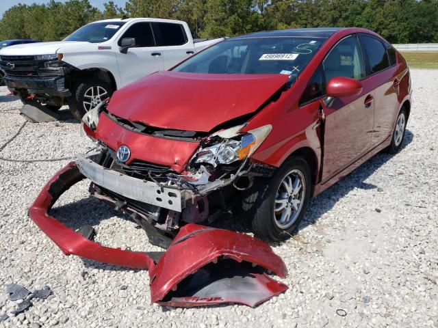 Photo 2 from auction – 2010 TOYOTA PRIUS with VIN JTDKN3DU9A5005663