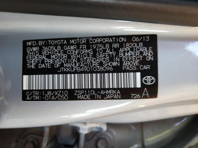 Photo 10 from auction – 2013 TOYOTA SCION XD with VIN JTKKUPB49D1038096