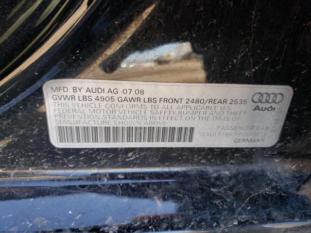 Photo 10 from auction – 2009 AUDI A4 2.0T QU with VIN WAULF78K79N010418