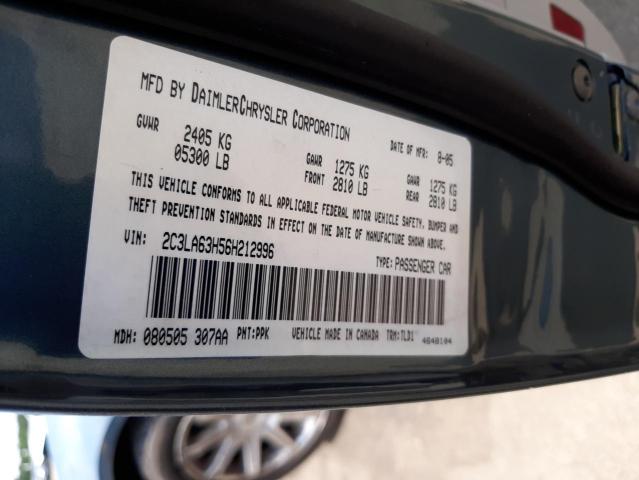 Photo 10 from auction – 2006 CHRYSLER 300 C with VIN 2C3LA63H56H212996