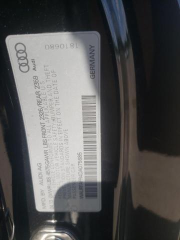 Photo 10 from auction – 2013 AUDI A5 PREMIUM with VIN WAURFAFR4DA075685