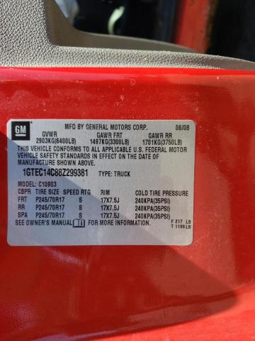 Photo 10 from auction – 2008 GMC SIERRA C15 with VIN 1GTEC14C88Z299381