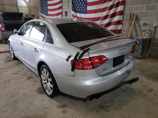 Photo 3 from auction – 2012 AUDI A4 PREMIUM with VIN WAUAFAFL2CN019843