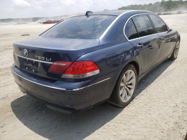 Photo 4 from auction – 2007 BMW 750 with VIN WBAHN83557DT74971