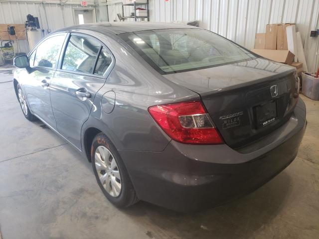 Photo 3 from auction – 2012 HONDA CIVIC LX with VIN 19XFB2F58CE087127