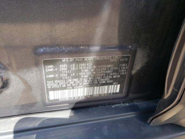 Photo 10 from auction – 2013 SUBARU OUTBACK 2. with VIN 4S4BRCLC5D3255717