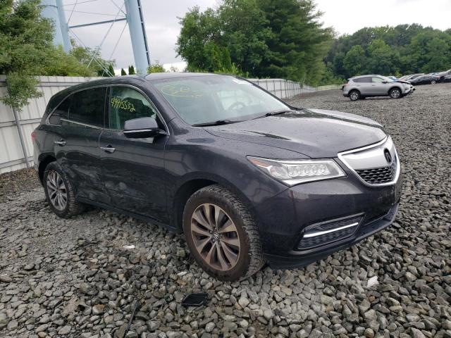 ACURA MDX TECHNO 2014 with VIN 5FRYD4H49EB007462 - Photo from auction