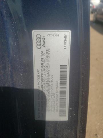 Photo 10 from auction – 2004 AUDI TT QUATTRO with VIN TRUWT28N641025892