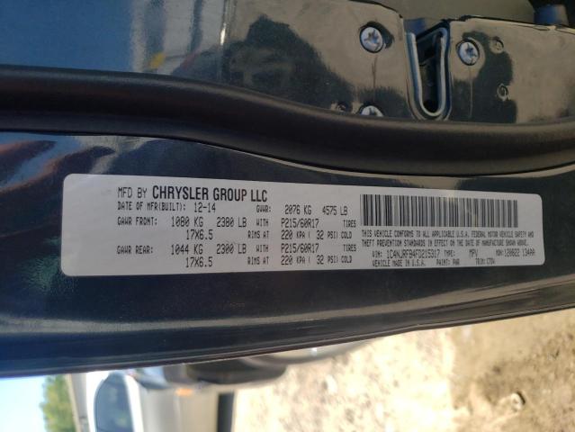 Photo 10 from auction – 2015 JEEP PATRIOT LA with VIN 1C4NJRFB4FD215317