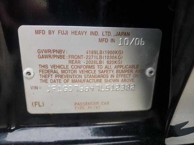 Photo 10 from auction – 2007 SUBARU WRX with VIN JF1GD76647L512382