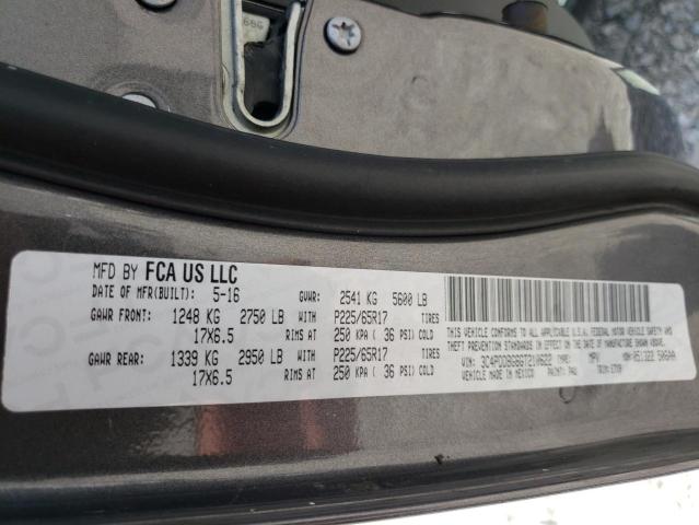 Photo 10 from auction – 2016 DODGE JOURNEY SX with VIN 3C4PDDBG6GT210622