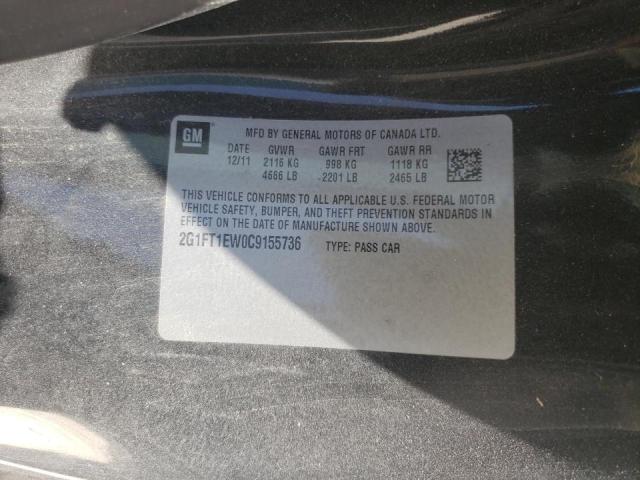 Photo 10 from auction – 2012 CHEVROLET CAMARO 2SS with VIN 2G1FT1EW0C9155736