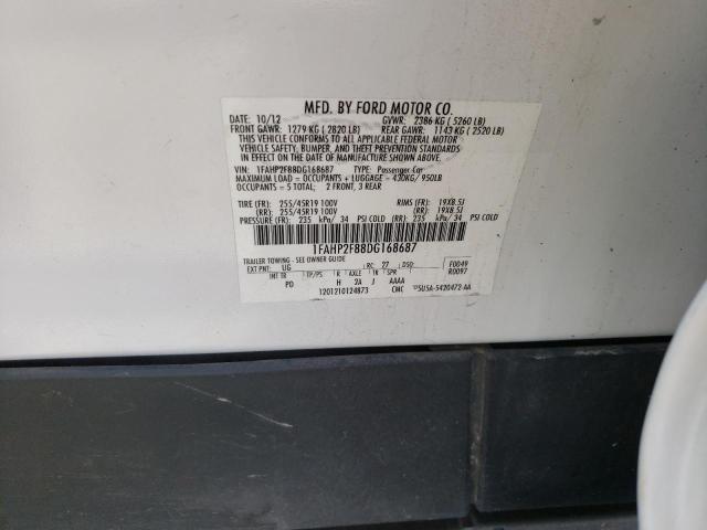 Photo 10 from auction – 2013 FORD TAURUS LIM with VIN 1FAHP2F88DG168687