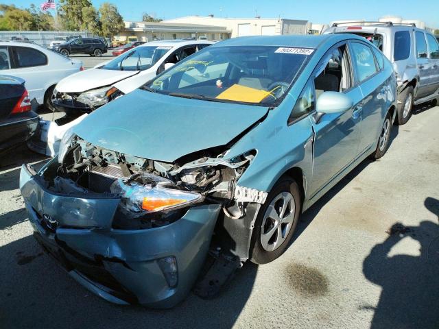 Photo 2 from auction – 2015 TOYOTA PRIUS with VIN JTDKN3DUXF1980154