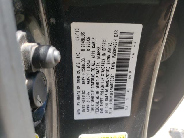 Photo 10 from auction – 2011 ACURA TL with VIN 19UUA8F54BA000307