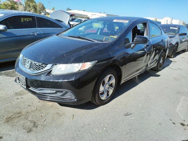 Photo 2 from auction – 2014 HONDA CIVIC LX with VIN 19XFB2F50EE270282