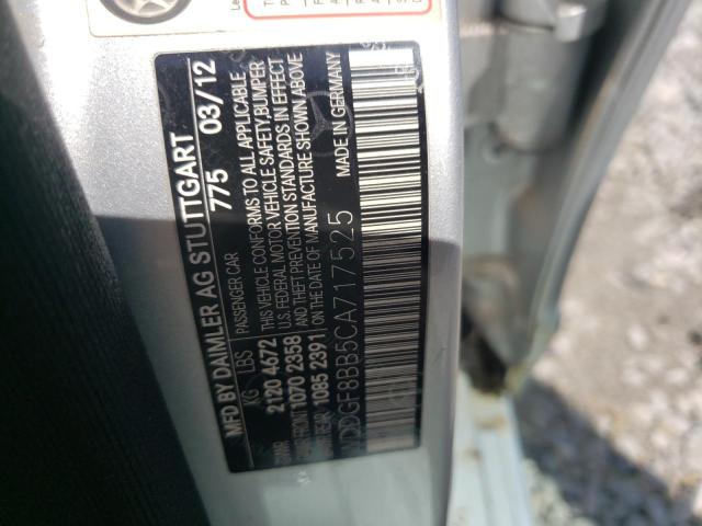 Photo 10 from auction – 2012 MERCEDES-BENZ C 300 4MAT with VIN WDDGF8BB5CA717525