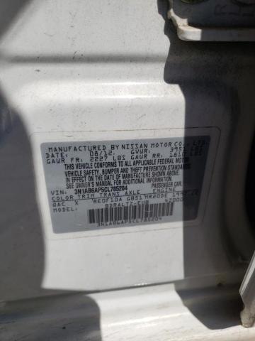 Photo 10 from auction – 2012 NISSAN SENTRA 2.0 with VIN 3N1AB6AP5CL785204