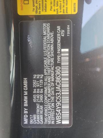 Photo 10 from auction – 2018 BMW M4 with VIN WBS4Y9C53JAC86360