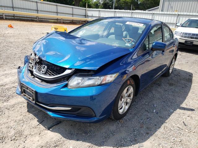 Photo 2 from auction – 2014 HONDA CIVIC LX with VIN 19XFB2F56EE030721